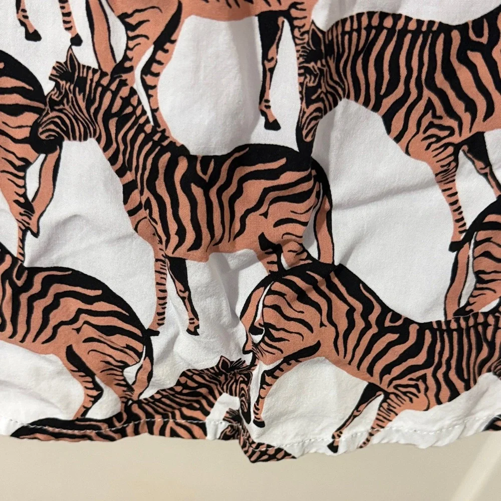*Last Chance* Jane and Delancey Zebra Print Button Down Shirt - Picture 12 of 15